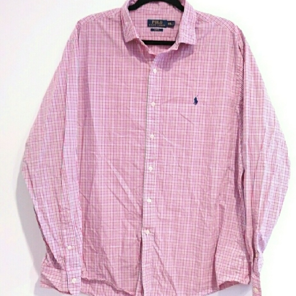 Polo Button Down Shirt Slim Fit